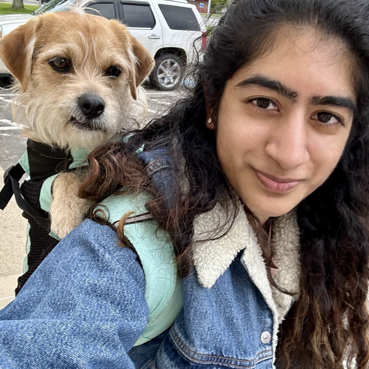 Aditi with Kaju